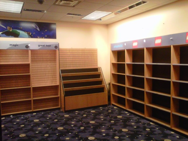 Empty kids' section