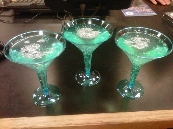 Glitterball martinis Glitterball martinis