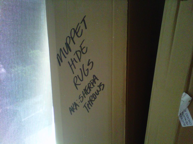 Muppet hide throws Muppet hide throws