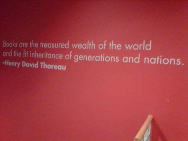 Thoreau quote closeup Thoreau quote closeup